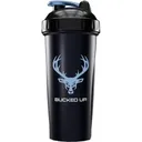 BUCKED UP SHAKER 28OZ BLACK & BLUE BPA FREE - Bucked Up