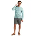 DRIFT PRINTED HOODIE HERON BLUE SIZE S - Huk Gear