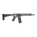 Shark Coast Tactical SCC07312TOPO-P Topography  5.56 NATO 30+1 10.50 Black Nitride Threaded Barrel, Aluminum Receiver w/Picatinny Rail, M-LOK Handguard, Black Polymer SB Tactical SBA3 Brace, Polymer - Shark Coast Tactical
