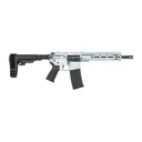 Shark Coast Tactical SCC07114AGC-P Arctic Gun Candy  5.56 NATO 30+1 10.50 Black Nitride Threaded Barrel, Aluminum Receiver w/Picatinny Rail, M-LOK Handguard, SB Tactical SBA3 Brace, Polymer Grip - Shark Coast Tactical