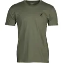 BROWNING SS T-SHIRT EMBLEM MILITARY GREEN XLARGE - Browning