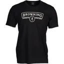 BROWNING SS T-SHIRT CONTOUR BLACK LARGE - Browning