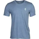BROWNING SS T-SHIRT HUNT TOUGH BLUE LARGE - Browning