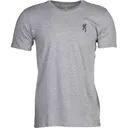 BROWNING SS T-SHIRT HUNT TOUGH HEATHER GRAY LARGE - Browning