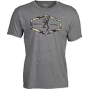 BROWNING SS T-SHIRT BROWNING HEXLOCK HEATHER GRAY XXLARGE - Browning