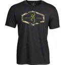BROWNING SS T-SHIRT BROWNING HEXLOCK DARK GRAY XXLARGE - Browning