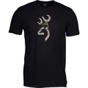 BROWNING SS T-SHIRT CAMO BUCKMARK BLACK/OVIX XXLARGE - Browning