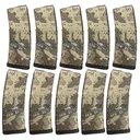 BHA Custom Lasered Chocolate Chip Camo BattleHawk Armory Logo 30rd AR-15 Magazine 10 Pack - Battlehawk Armory Custom Shop