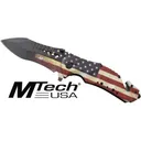 MC MTECH 3.75 DROP POINT FOLDER W/CUTTER US FLAG/SS - Master Cutlery