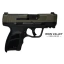 CC9 Micro Comp 9mm 3.32 OR Grn/Blk 2/10-rd IVS - Heckler & Koch / H&K
