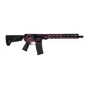 Shark Coast Tactical SCC02119ABKCH Anime-15  5.56 NATO 30+1 16 Black Nitride Threaded Barrel, Black Cherry Cerakote Aluminum Receiver w/Picatinny Rail, M-LOK Handguard, Magpul Collapsible Black Polym - Shark Coast Tactical