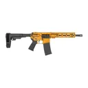 Shark Coast Tactical SCC07329TOPOR-P Topography  5.56 NATO 30+1 10.50 Black Nitride Threaded Barrel, Aluminum Receiver w/Picatinny Rail, M-LOK Handguard, Polymer SB Tactical SBA3 Brace, Polymer Grip - Shark Coast Tactical