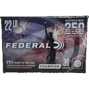 Federal Champion 250th Anniversary USA Rimfire .22lr, 36gr CPHP, 250rd Box - Federal Ammo