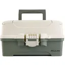 TWO-TRAY TACKLE BOX GREEN/TAN - Plano