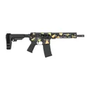 Shark Coast Tactical SCC07176GEO-P Geodesic  5.56 NATO 30+1 10.50 Black Nitride Threaded Barrel, Aluminum Receiver w/Picatinny Rail, M-LOK Handguard, Polymer SB Tactical SBA3 Brace, Polymer Grip - Shark Coast Tactical