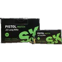 SK Ammo Pistol Match .22lr, 40gr, 500rd Case - Sk Ammunition