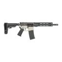Shark Coast Tactical SCC07213MAX-P Maxim  5.56 NATO 30+1 10.50 Black Nitride Threaded Barrel, Aluminum Receiver w/Picatinny Rail, M-LOK Handguard, Polymer SB Tactical SBA3 Brace, Polymer Grip - Shark Coast Tactical