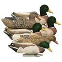 Hidgon Mag Mallard Foam Filled Flocked Heads plus 6 slot bag - Higdon Outdoors