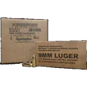 Remington Overrun Mil/LE Division Training 9mm, 115gr FMJ, 500rd Case - Remington