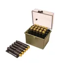 Safari Large Rifle 20rd Box - Clear/Olive - Berrys