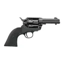 Pietta PFI9ALLOYAS312CB Alloy 9mm Luger 6 Shot 3.50 Matte Black Alloy Steel Barrel & Frame, Black Checkered Grip - Pietta