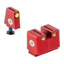 CROSS CRGST-RD      FIBER OPTIC TALL HGHT  GLK RED - Cross Armory