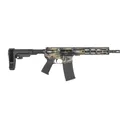 Shark Coast Tactical SCC07060ANBRN-P Anime-15 Bronze 5.56 NATO 30+1 10.50 Black Nitride Threaded Barrel, Aluminum Receiver w/Picatinny Rail, M-LOK Handguard, Polymer SB Tactical SBA3 Brace, Polymer G - Shark Coast Tactical
