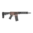 Shark Coast Tactical SCC07190HOLM-P Holmes  5.56 NATO 30+1 10.50 Black Nitride Threaded Barrel, Aluminum Receiver w/Picatinny Rail, M-LOK Handguard, Polymer SB Tactical SBA3 Brace, Polymer Grip - Shark Coast Tactical