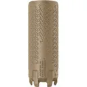 Irregular Design Group Hesychia 556UK 5.56 Hesion Bow Micro Flow Enhancer Inconel 718 Magpul FDE Suppressor - Irregular Design Group