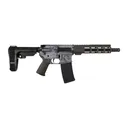 Shark Coast Tactical SCC07336BOMB-P Bomber 5.56 NATO 30+1 10.50 Black Nitride Threaded Barrel, Aluminum Receiver w/Picatinny Rail, M-LOK Handguard, Polymer SB Tactical SBA3 Brace, Magpul MOE Grip, Ri - Shark Coast Tactical