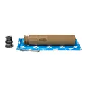 Griffin Armament GAET3FDEAM-W Explorr 300 Blackout Flat Dark Earth Stainless Steel/Nickel 5/8x24 - Griffin Armament