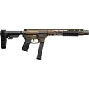 CMMG Zeroed Banshee MkGs, 9mm, 6.5 Barrel, 1- 33rd Magazine, Midnight Bronze, Suppressed Pistol - Cmmg