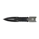 TEMP L3-BR-43-1 LRG  G3 ZINC BLK RUBBER DAGGER SER - Templar Knife