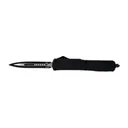 TEMP M3-BR-13-1 SLIM G3 ZINC BLK RUBBER DAGGER - Templar Knife
