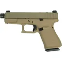 GLOCK 19 (V) 9MM FXD 5.5 COMM 15RD FDE Threaded Barrel Cerakote USA - Glock