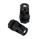 Comstock Armory Compact Muzzle Brake 11/16-24 45 Cal Plan-B Suppressor Mount - Comstock Armory