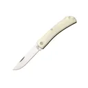 BEAR & SON FARMHAND 2.75 LCKNG SMOOTH WHITE BONE W/CLIP - Bear & Son Cutlery