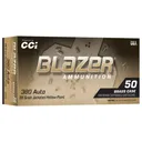CCI 5238  BLAZER BRASS     380   98 JHP     50/10 - CCI Ammunition