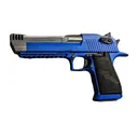 Mark XIX 50AE 6in 7Rd NRA Blue Cera Stnls IMB Barrel Blk Apptms Hogue Rbr - Magnum Research