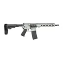Shark Coast Tactical SCC07411LOD-P Liberty Or Death  5.56 NATO 30+1 10.50 Black Nitride Threaded Barrel, Laser Engraved Aluminum Receiver w/Picatinny Rail, M-LOK Handguard, Polymer SB Tactical SBA3 B - Shark Coast Tactical