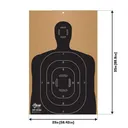 ALLEN EZ AIM SILHOUETTE TARGET B27 CORRUGATED 23 X 35 - Allen
