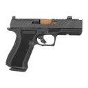 Shadow Systems SS-5211-B CR920XP Elite Sub-Compact Frame 9mm Luger 15+1 3.65 Compensated/Match Grade Spiral Bronze TICN Barrel, Black Nitride Optic Cut/Serrated/Window Cut Slide, Black Polymer Frame - Shadow Systems