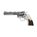 Colt Python .357 MAG 6in Brt Stnls Stag grips Engraving Exc - Colt