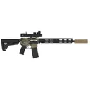 VKTR VK-1, 5.56mm, 16, 2- 30rd Mags, Ambi LAT ARSE Installed, Black/FDE, Rifle Deployment Kit w/ Suppressor + Scope - Vktr Industries