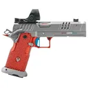 Vulcan Staccato XC Uncle Sam Edition, 9mm, 5 Comp'd Barrel, 2- 17rd Magazines, 5 MOA SRO Red Dot, Pistol - Staccato 2011