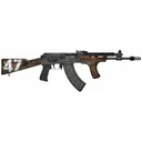 Meridian Defense MDC-47 Pestilence 7.62x39mm Battleworn 14.5 P&W ASR Rifle - White 47 Stock - Meridian Defense Corp