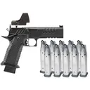 Atlas Gunworks Artemis RDS V2 Perfect Zero 9mm 4.6 DLC Pistol with Trijicon SRO 5 MOA & 13 Total Magazines - Atlas Gunworks
