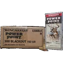 Winchester Power Point .300 Blackout, 150gr PP, 200rd Case - Winchester