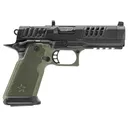 Staccato 2011, Premium HD P4, DLC 4 Barrel, X-Cut Slide Serrations, Tritium Front Sight, Optic Ready, 3x 18rd Glock Mags, OD Green Grip, Pistol - Staccato