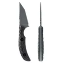 Toor Knives STR T Shifter, 2.75, Phantom Grey, Fixed Blade Knife - Toor Knives